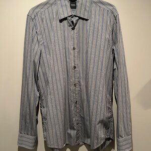 Hugo Boss Black - Striped Cotton Shirt